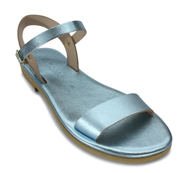 Greek Handmade Sandals Leather Ancient Style Women Slingback Gladiator Slide New