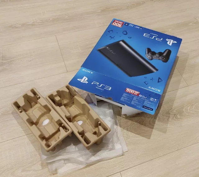 Karton Verpackung von einer Sony Playstation 3 Slim / PS3  Nur Verpackung !!!