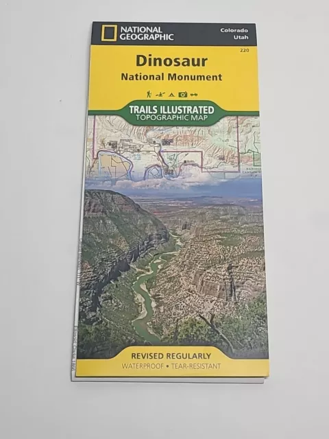 Dinosaur National Monument Traills Illustrated Topographic Map #220