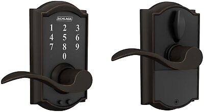 Schlage FE695 CAM 716 ACC Touch Camelot Accent Lever Electronic Keyless Entry Lo