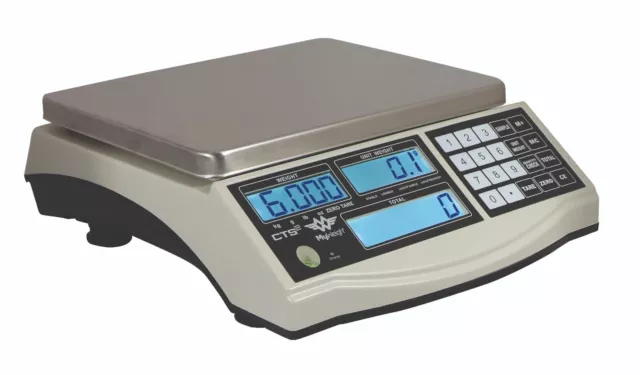 My Weigh CTS2-6000 Precision Counting Scales Stainless Steel Platform 6kg x 0.1g
