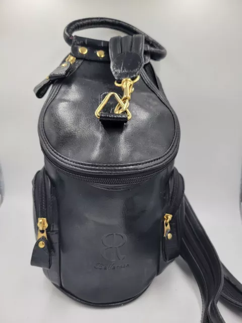 Sac à dos convertible à fermeture éclair noir Bellerose sac à dos zippé bandoulière byc3