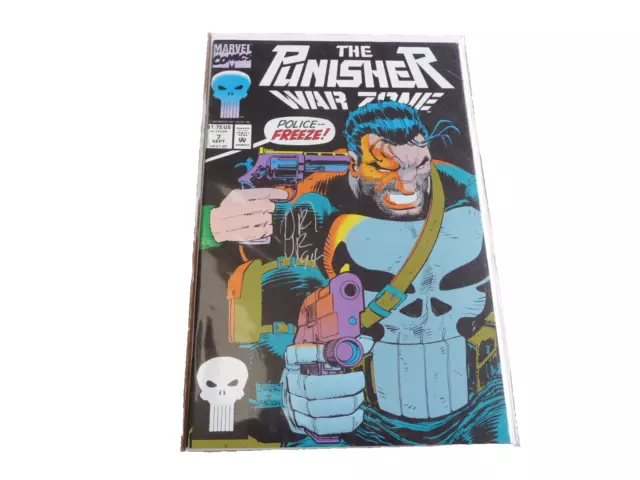 Marvel Comics Punisher War Zone No 7 Signed By John Romita Jr
