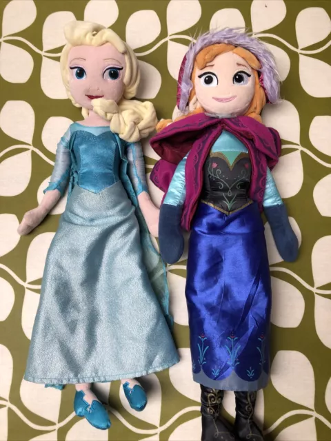 Disney Frozen Dolls, Elsa and Anna Approx. 48cm Tall- MAKE AN OFFER...!