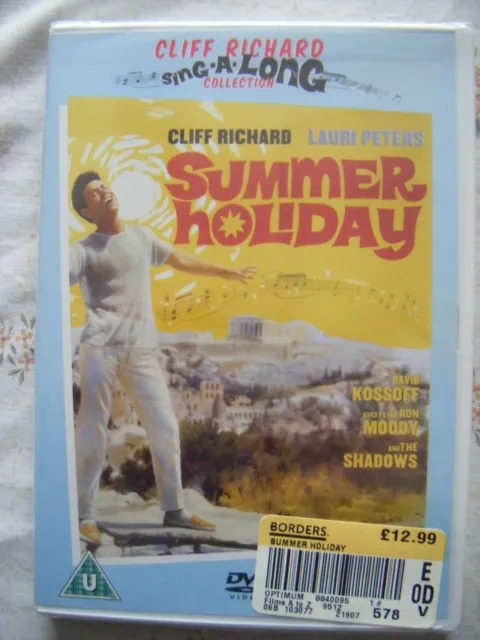 Summer Holiday (DVD, 2007) - sing a long collection **NEW SEALED**