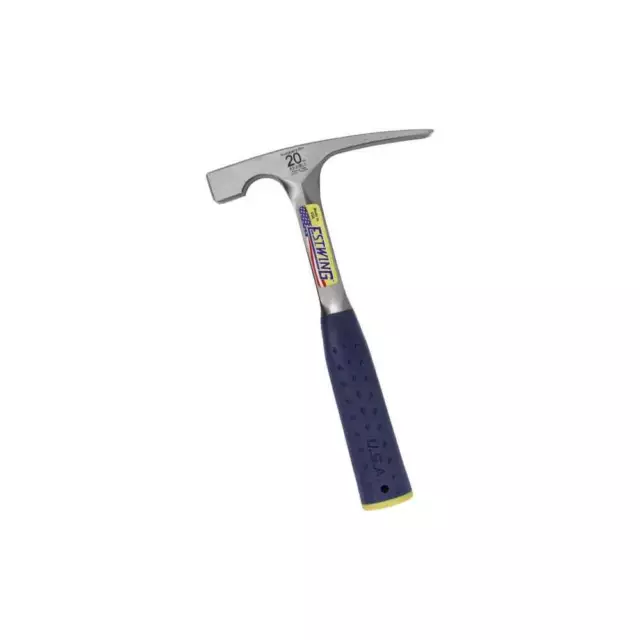 Estwing E3/20BLC Smooth Face Masons Brick Hammer with Vinyl Grip 20oz 2