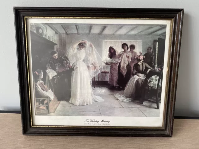 THE WEDDING MORNING by John Henry Frederick Bacon,Print