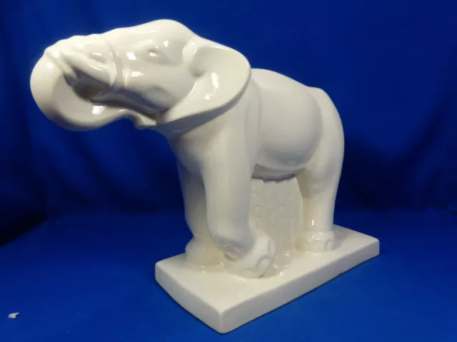 Charles Lemanceau French Art Déco design Saint Clement pottery elephant 3