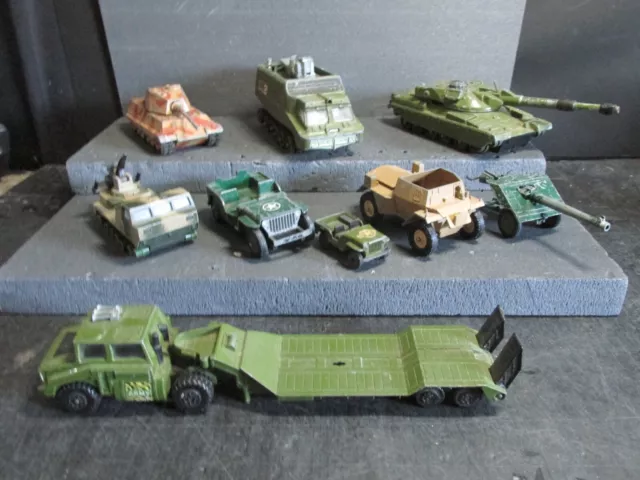 Vintage Dinky Toys & Britians/Matchbox Military Vehicles