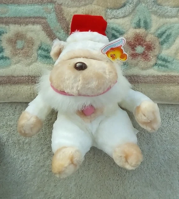Christmas gorilla Plush Soft Toy   with Hat  30cm approx with tag (PMS)