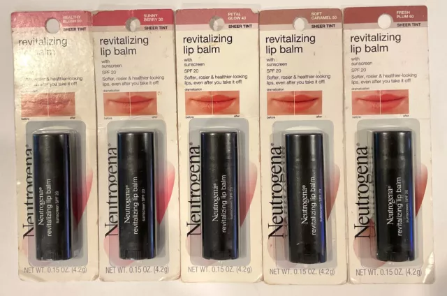 BUY1,GET1 AT 20% OFF (add 2) Neutrogena Revitalizing SPF 20 Lip Balm - Expired