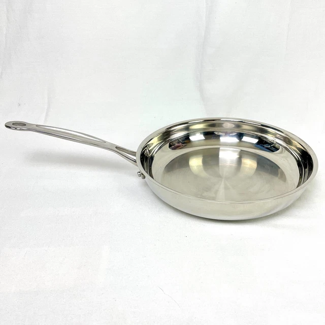 Cuisinart 10" Stainless Steel Skillet Sauté Fry Pan # 722-24 10" Induction Ready Cuisinart 10" Stainless Steel Skillet Sauté Fry Pan # 722-24 10" Induction Ready