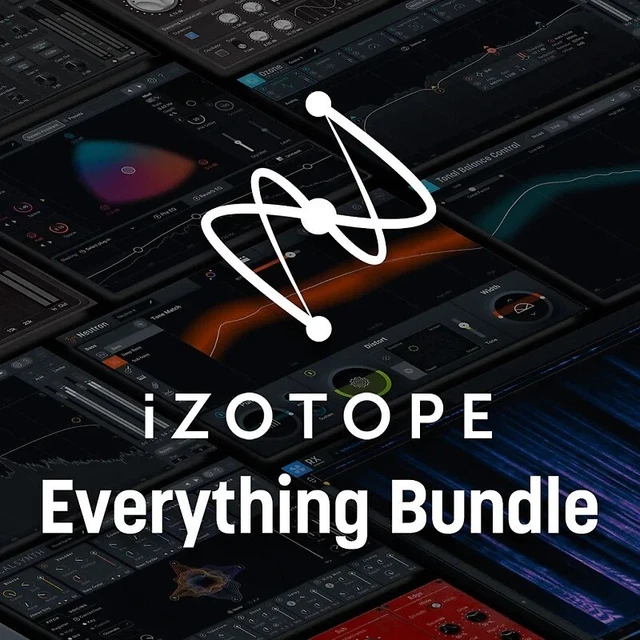 Izotope Everything Bundle avec Ozone 11 RX 10 Neutron 4 Nectar 4 mix+mastering