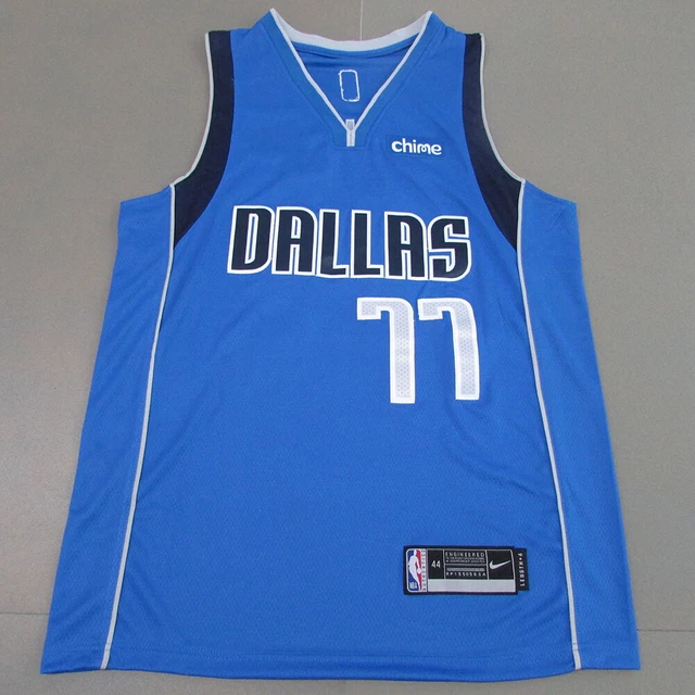 New Dallas Mavericks #77 Luka Doncic Adults Retro Basketball Jersey Stitched-