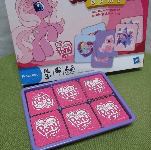 Mlp Memory Game MY LITTLE PONY preschool Memory Game cartoon Rainbow Dash & Pinkie Pie ...