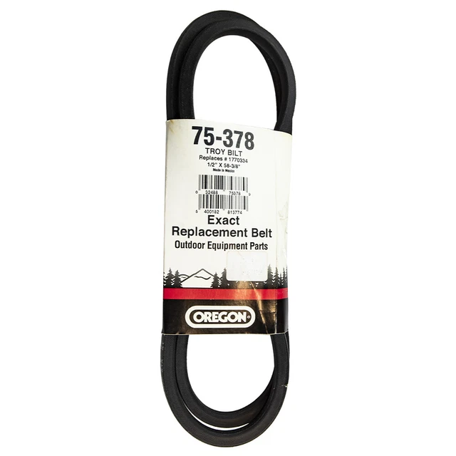 Oregon 75-378 58-3/8" Blade Belt 22" Troy Bilt Wide Cut Mower Replacement