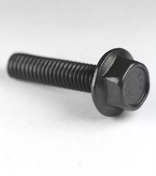 M5 (5mm) BLACK A2 STAINLESS STEEL HEX HEAD FLANGE SCREWS BOLTS