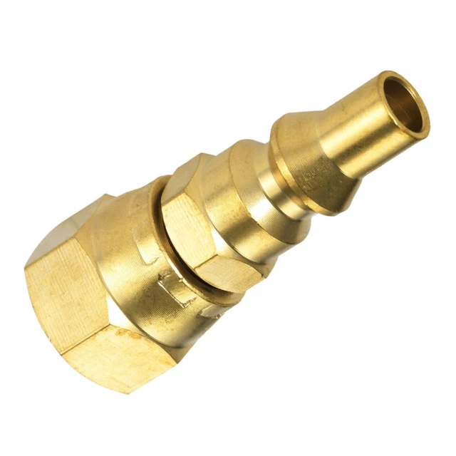 Adattatore Tubo Gas Adattatore Tubo Propano 3/8 Maschio Flare X 1/2 Femmina Tubo | PHA12F Ottone Per Estremità NG/LP Collegamento Tubo Propano Ottone