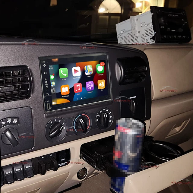 Vorally 7" Android 13 Carplay Stereo For 2005-2007 Ford F-250/F-350/F-450/F-550 – 2GB/32GB, Wireless Apple Carplay