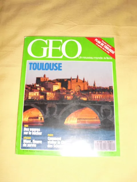 GEO N°128 octobre 1989 Toulouse