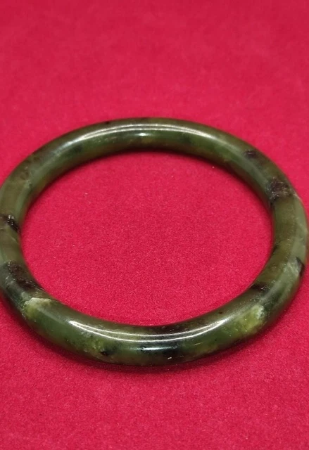 Bracelet Jonc En Bakélite Ambré - Vintage - Sans Fermoir - Bon État Général