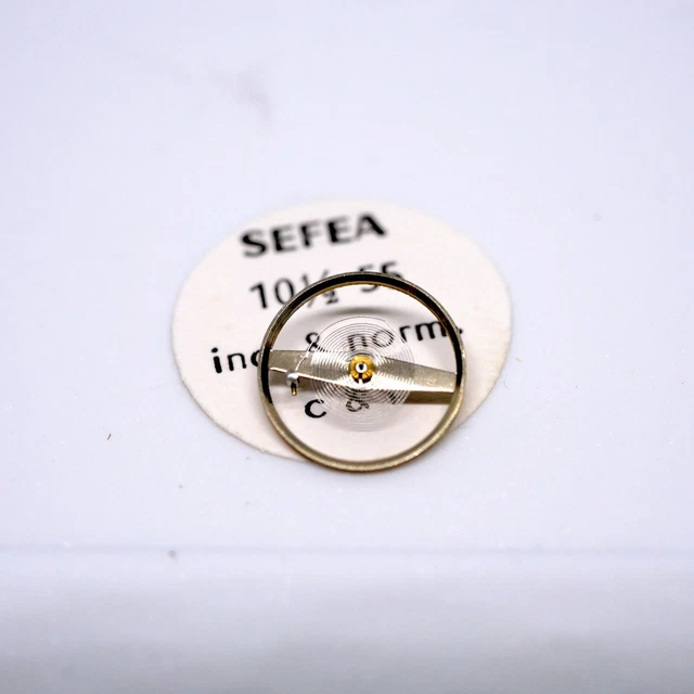 Balancier Complet Pour Montre FHF 72 10½ - New Old Stock (NOS), NEUF Avec Défauts Stockage