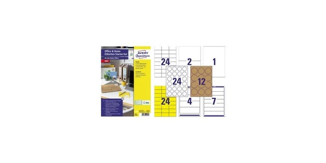 AVERY Zweckform Home Office Etiketten-Set 15Blatt