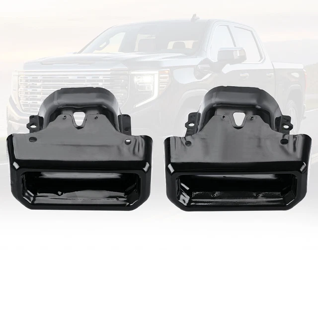 EXHAUST TIPS BEZELS For 20192024 Chevy Silverado 1500 GMC Sierra 1500