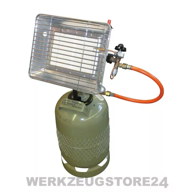 ROTHENBERGER Industrial Gasheizstrahler Eco mit Piezo inkl. Schlauch &amp;