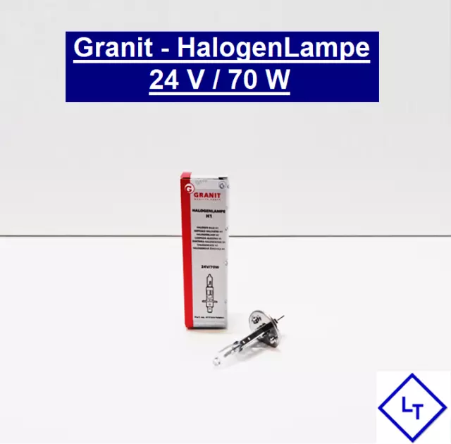 Halogen Lampe H1 24V 70W P14,5s LKW Glühbirne Scheinwerfer Rundumleuchte weiß