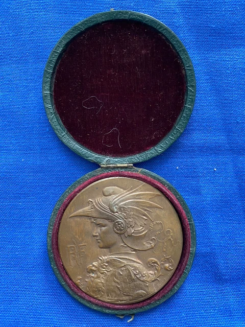 MÉDAILLE ANCIENNE & concours National de Tir de Rouen 1914  EUR 30,00