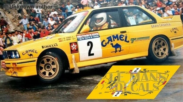 Décalcomanies Renault 5 Turbo Rally Asturias 1984 - Lot De Stickers Pour Maquettes 1:32, 1:43, 1:24, 1:18