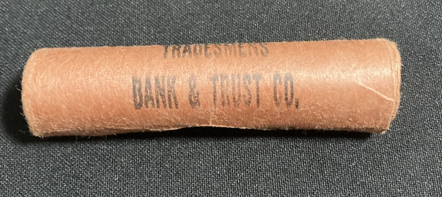 1957-P Obw Lincoln Wheat 50 Cents Penny Roll Bu Uncirculated Read Desc #C2855