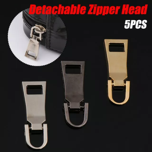 Sewing Kit Detachable Zipper Pull Zipper Slider Metal Zip Metal Zipper Head