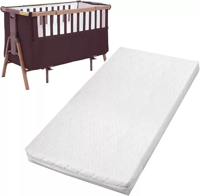 Bedside Crib Quilted Replacement Mattress for TUTTI Bambini CoZee Breathable