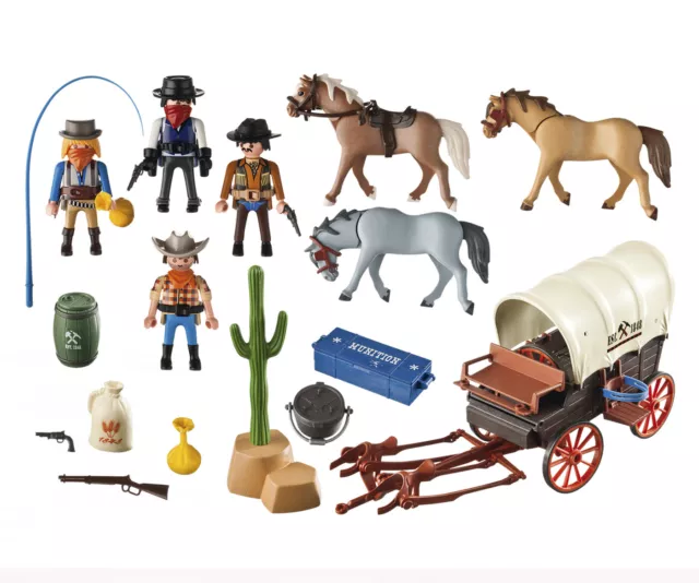 Playmobil 5248 Western Oeste Ataque A Carreta Nuevo Precintado 3