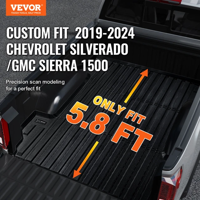 VEVOR TRUCK BED Mat Fit 20192024 Chevrolet Silverado/GMC Sierra 1500