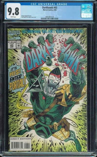 Darkhawk #43 CGC 9.8 1994 Marvel RARE low print run Fingeroth