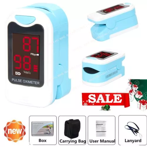 CMS50M Finger Tip Pulse Oximeter Spo2 Heart Rate Monitor Blood Oxygen Rate LED