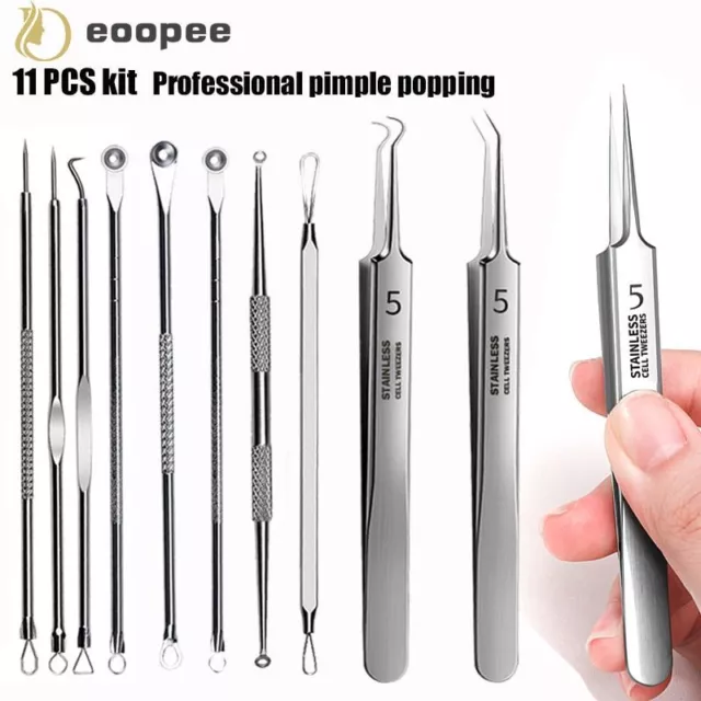 Professional Tweezers Ultra-fine No. 5 Acne Blackhead Removal Beauty Salon Tool