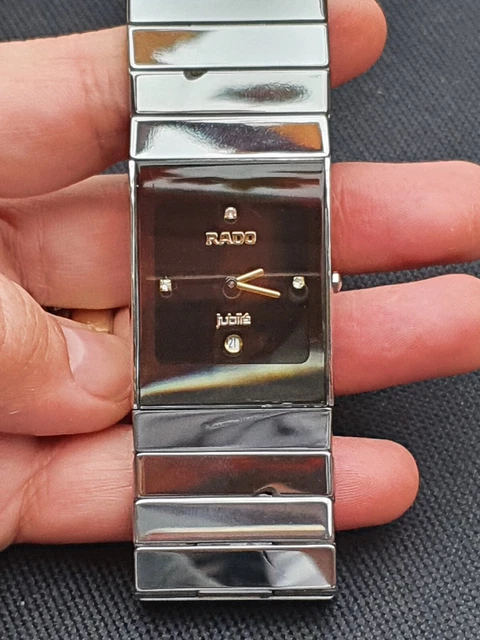 RADO Jubile Diamond And Gold Ceramic Bracelet Womens Watch