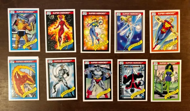 1990 Impel Marvel Universe Trading Card Series 1 **You Pick - Finish Your Set*