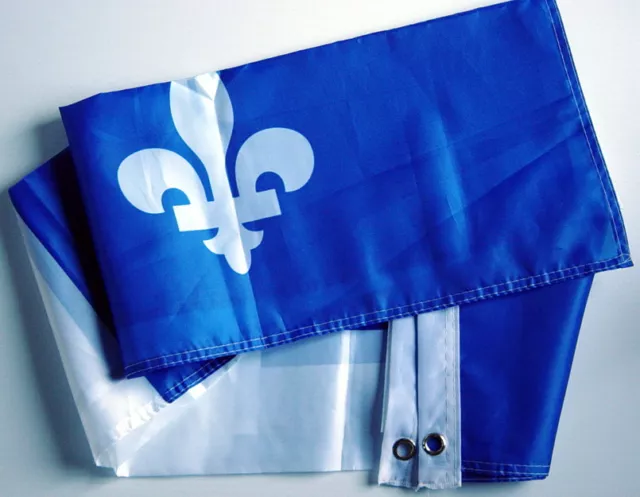 One LARGE FLAG OF QUEBEC, 36""x 60"", 91.5cm x 152.5cm, BRAND NEW.