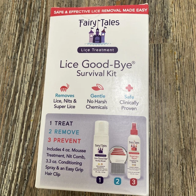 FAIRY TALES LICE Treatment Lice Goodbye survival kit new Made In USA