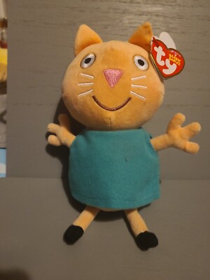 Candy Giochi Preziosi Peppa Pig Peluche Parlante CANDY GATTO 17 cm Mai Usato 