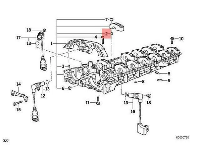 Oem Bmw E36 Z3 Convertible Coupe Engine Block Dowel 11241315668 Genuine New