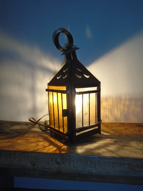 Ancienne Lanterne Aux Vis Pour Horloger - Avec 3 Lanterneaux Et Manche En ébène - Occasion