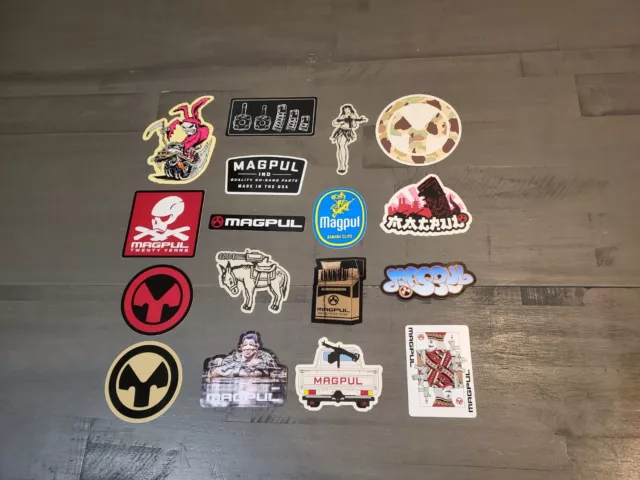 Magpul Industries Corp. Lot of 17 Decal Stickers OEM Original