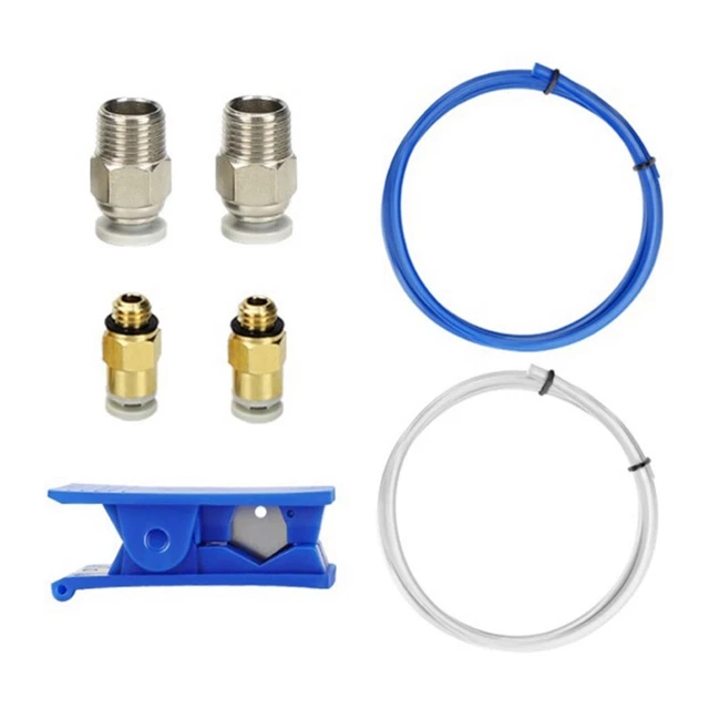 Set di tubi in PTFE 7 pezzi 2 pezzi set di tubi in PTFE 1 m tubo 1 pezzo I3L4