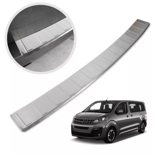 para OPEL VIVARO C 2019-2022 VAN PROTECTOR CUBIERTA DEL PARACHOQUES TRASERO INOX